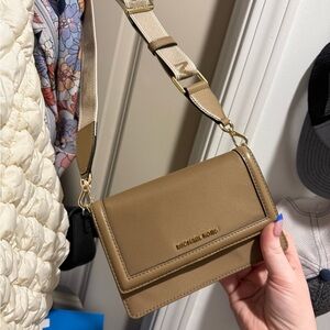 Michael Kors Tan Crossbody Bag